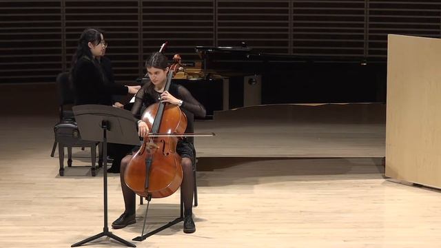 Mendelssohn Op.58 Sonata for Piano and Cello Sarah Guglielmi смотреть онлайн