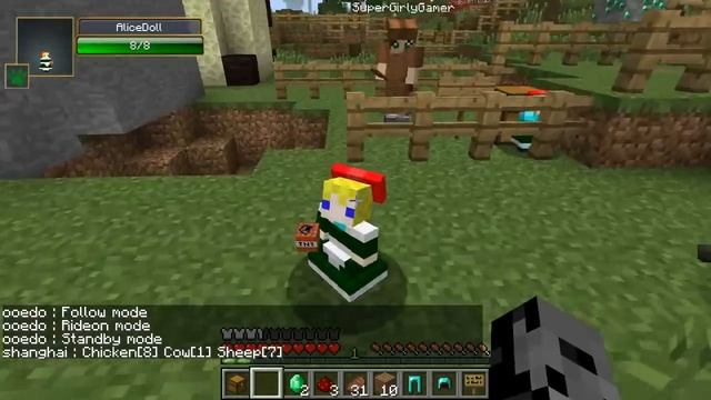Minecraft: ALICE'S ANIME DOLLS (MINER DOLL, WEAR THEM ON YOUR HEAD, & MORE!!) Mod Showcase смотреть онлайн