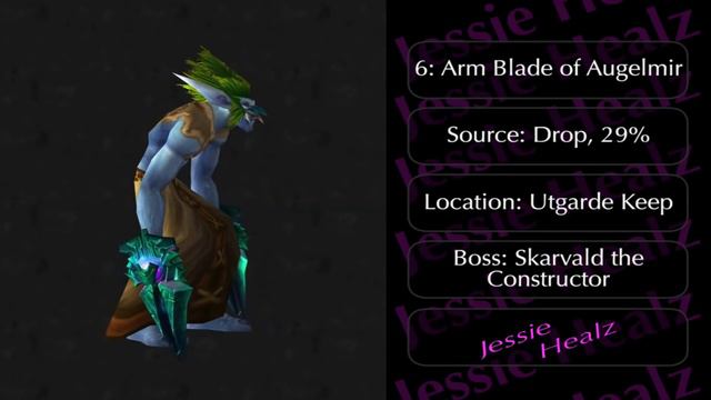 Jessiehealz - 10 Cool Fist Weapons & Location Guide #2 (World of Warcraft) смотреть онлайн