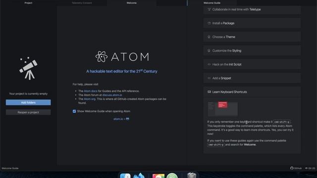 Front End Development Full Course || 02 Atom || 011 Keyboard Shortcuts смотреть онлайн