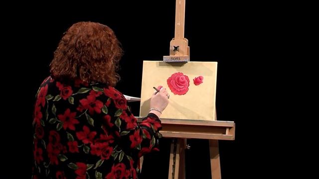 Lucy's Big Beautiful World of Painting, "One Stroke Rose" смотреть онлайн