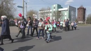 Шествие Бессмертного полка в Тайшете 9 мая 2022 года