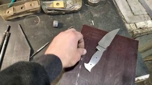 Рукоять для ножа. Накладки. Процесс работы. ШЕЙНИК. ТЕКСТОЛИТ
