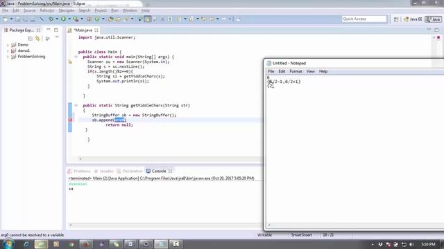 Write a java program to Fetch Middle Characters from String смотреть онлайн