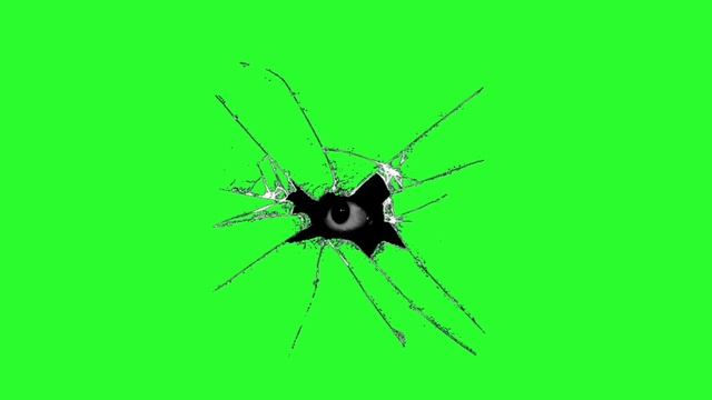✔️GREEN SCREEN EFFECTS: Evil Eye in the wall смотреть онлайн