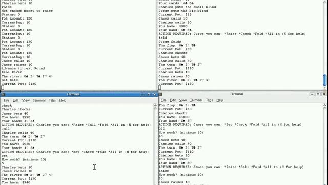 myPoker a Java text based multiplayer online poker game смотреть онлайн