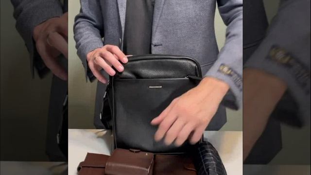 L16036-2 FABRETTI Сумка муж. нат. кожа 