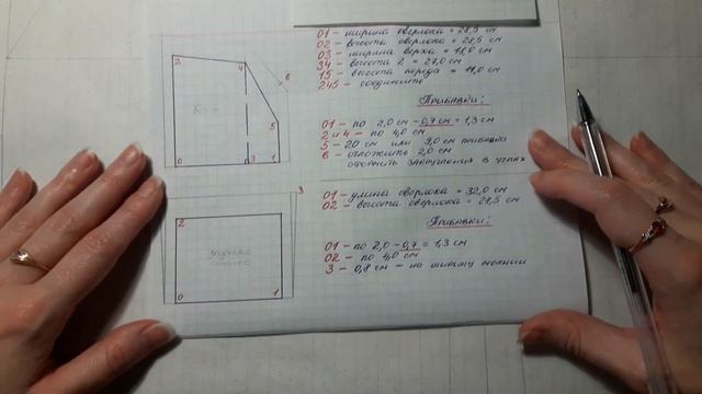 Построение выкройки чехла для оверлока смотреть онлайн