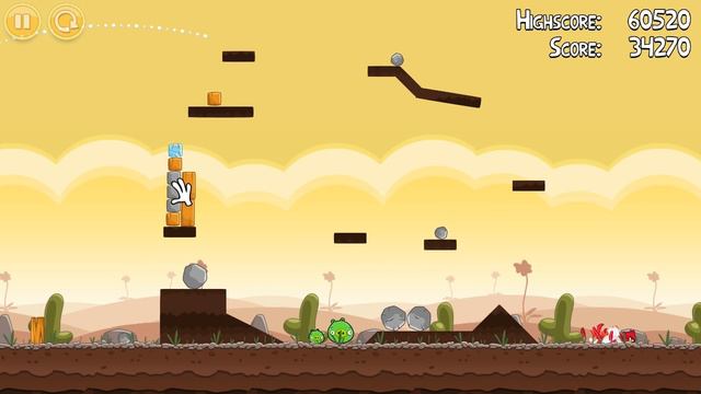 Poached Eggs - Level 3-1 - Three Stars [ Angry Birds ] смотреть онлайн