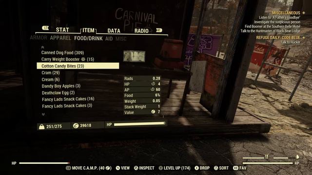 Fallout 76 Eat A Cake, Pie, Or Candy Quick Easy Guide смотреть онлайн