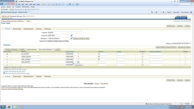 Crear Tabla en Oracle 11g Release 2 смотреть онлайн