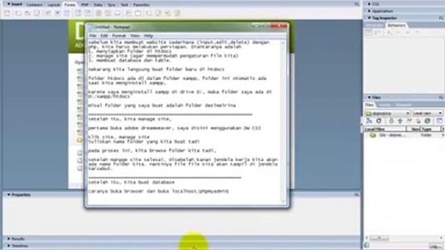 tutorial membuat website sederhana menggunakan PHP dan MySQL PART 1 2015 смотреть онлайн