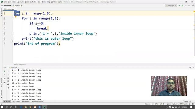 #22 Python Tutorial for Beginners | break in Python смотреть онлайн