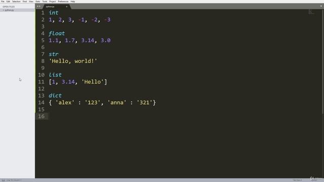 1.04 Типы данных Python смотреть онлайн