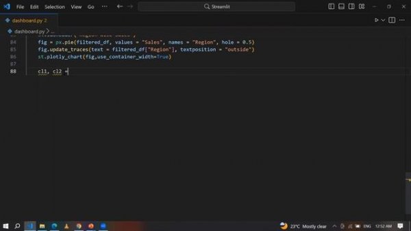 Python Interactive Dashboard Development using Streamlit and Plotly