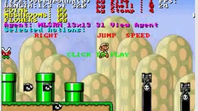 Mario AI Neural Network test 11 смотреть онлайн