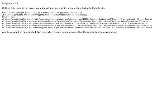 Magento: Call to a member function getValue() on null смотреть онлайн