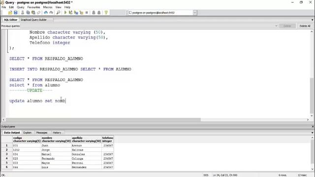 como usar los Insert, update, delete en POSTGRES 2016 смотреть онлайн