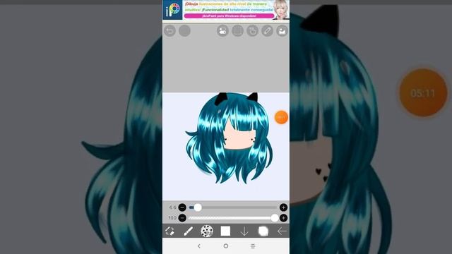 Tutorial de como editar el pelo gacha en Ibis paint x /fácil y rápido/#suscribete #tutorial #facil смотреть онлайн