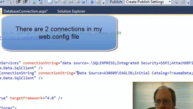 Web Programming - Reading a Connection String From Web Config File смотреть онлайн