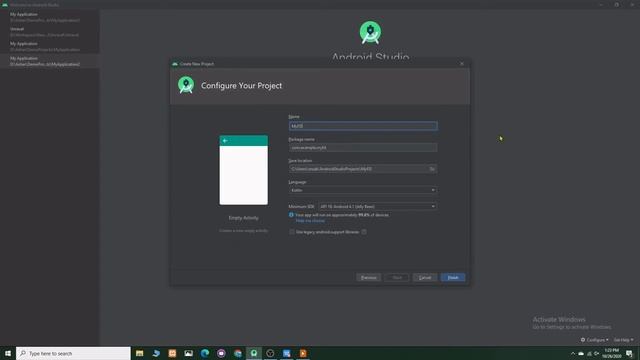 How to Create First Android Project | Full details | AndroidSdk | Android | kotlin | java смотреть онлайн