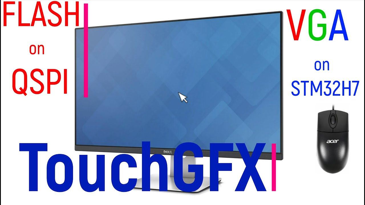 TouchGFX.VGA on STM32H7 - подключаем FLASH-память по интерфейсу QuadSPI и расширяем свои возможности смотреть онлайн