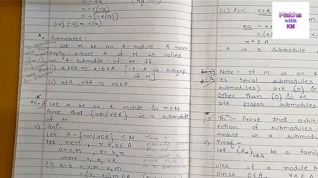 Submodule | Module theory | Abstract algebra | L-03 смотреть онлайн