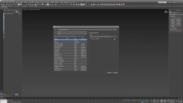 3DS Max - Hotkey Editor