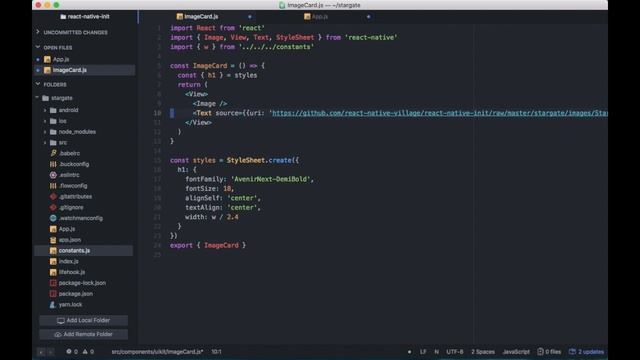 ImageCard - React Native - Урок 25 - Level 0 смотреть онлайн