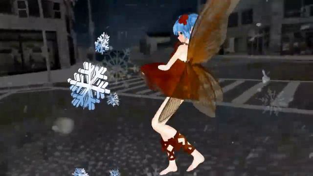 MMD - "Fire vs. Ice" (with Audio: Let it Go Eurobeat) смотреть онлайн