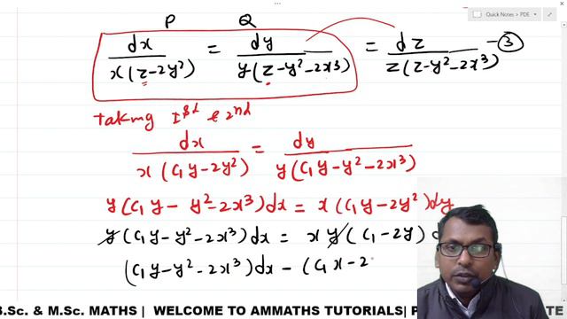 #06 solve pde px(z-2y^2)=(z-qy) (z-y^2-2x^3) by Lagrange Method | solve PDE of first order смотреть онлайн