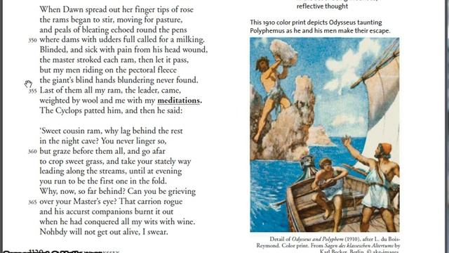 Odyssey Book 9 Part 2 fitzgerald excerpts смотреть онлайн