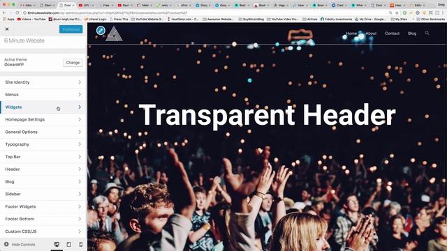 Remove White Line Below Header Elementor WordPress