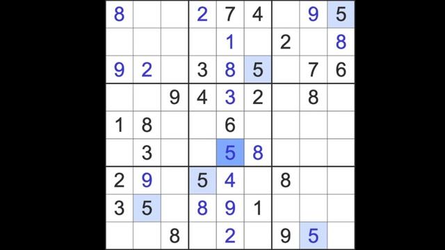 Sudoku solution – New York Times sudoku 4 May 2023 Hard level смотреть онлайн