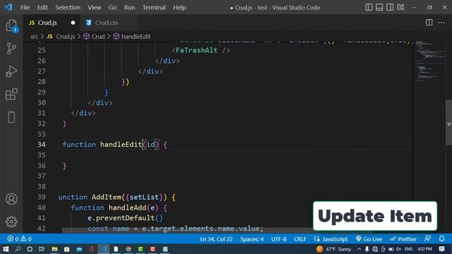 Simple React Application with CRUD Operations смотреть онлайн