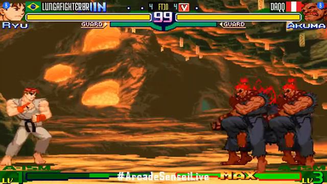 FT10 @sfa3: LUNGAFIGHTERBR (BR) vs DAQQ (PE) [Street Fighter Alpha 3 Fightcade] Nov 12 смотреть онлайн
