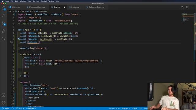 Learn React Hooks + Typescript - Part 3 useEffect смотреть онлайн