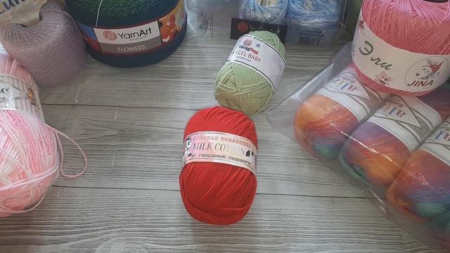 Готовимся к лету:  разбираем летнюю пряжу , какие проекты буду вязать #летняяпряжа#вязание#пряжа