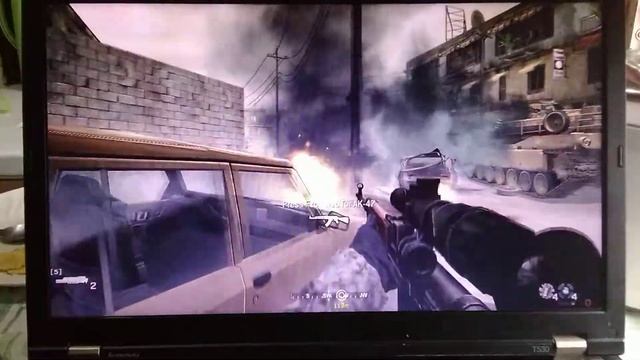 Call Of Duty 4 on Lenovo T530 NV5400m GAMEPLAY смотреть онлайн