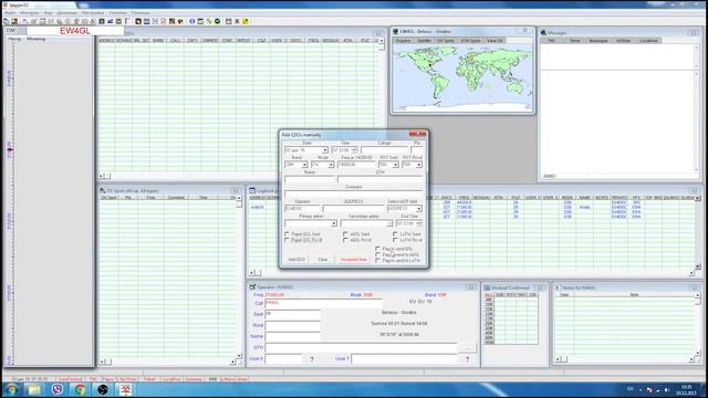 Logger32 #3 Окно ввода QSO / Настройка