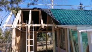 Пристройка к бане. Самоизолируемся с пользой.