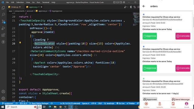 how to show loading only for one item in flatlist смотреть онлайн