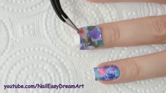 Water Decals Nail Art Bornprettystore Review / Маникюр с цветами слайдер дизайн