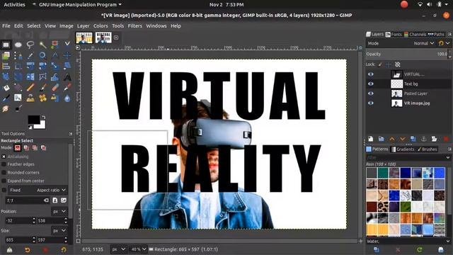 Text Behind Object in Gimp | Gimp tutorial | Gimp tutorial in hindi смотреть онлайн