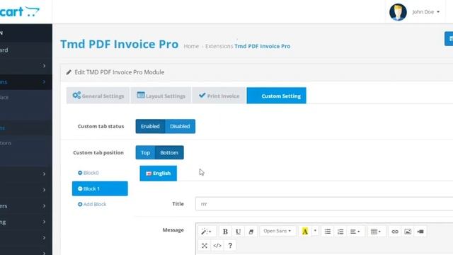 OpenCart Order Custom PDF Invoice смотреть онлайн