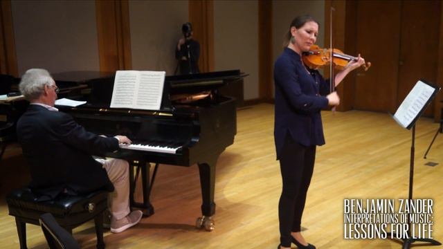 Bach: Violin Partita No. 2, d minor - Allemanda & Sarabanda (Benjamin Zander - Interpretation Class смотреть онлайн