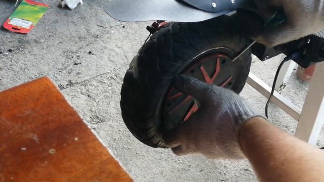 Гидроизоляция МК(Мотор Колеса) на электросамокате Kugoo G-Booster смотреть онлайн