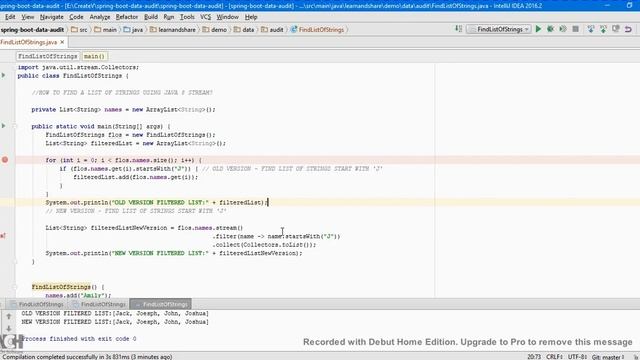 HOW TO FIND A LIST OF STRINGS USING JAVA 8 STREAM | InterviewDOT смотреть онлайн