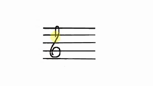 Write your first note sign - treble clef / Пишем ваш первый нотный знак - скрипичный ключ смотреть онлайн