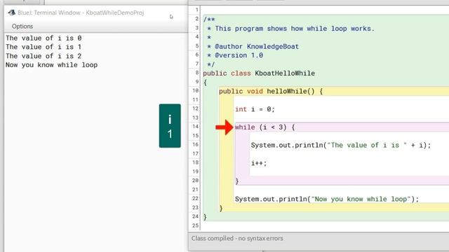 while Loop | ICSE Computer Applications | Java & BlueJ смотреть онлайн